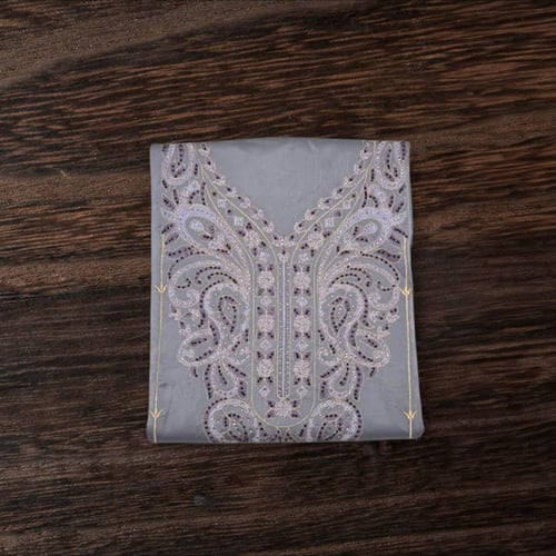 قماش كريب مخور مطرز