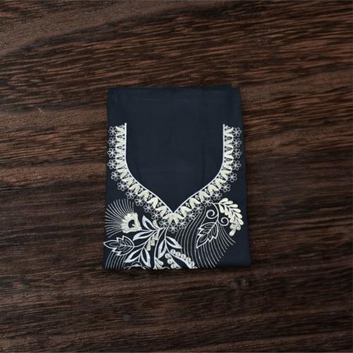 مخور قطن اسود مطرز