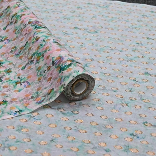 قماش بوال فاخر رسمة الزهور