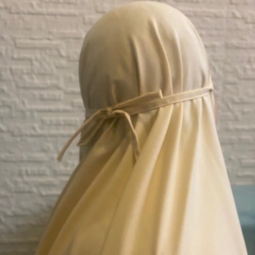 شرشف رداء الصلاة بناتي - بخنق بيج - طول 150cm من ا...