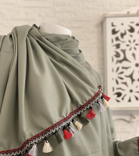 شرشف رداء الصلاة - لف مفتوح - أخضر