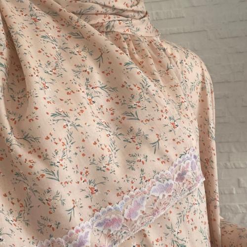 شرشف رداء الصلاة مشجر - لف مفتوح- بيج