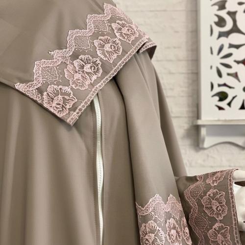 شرشف رداء الصلاة- سحاب - بُني