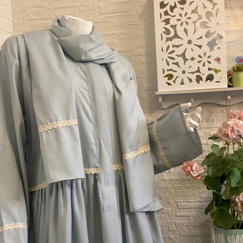 شرشف رداء الصلاة - كرتة بسحاب - سماوي