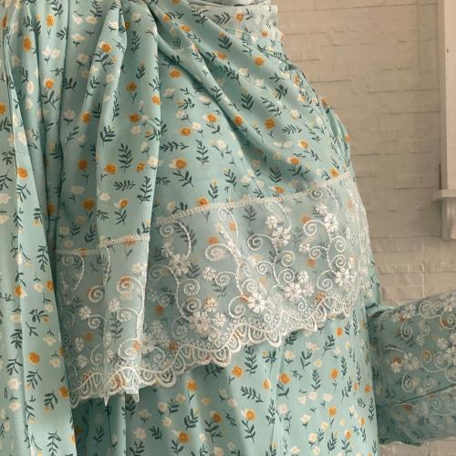 Prayer garment cover cloth - open wrap sky blue
