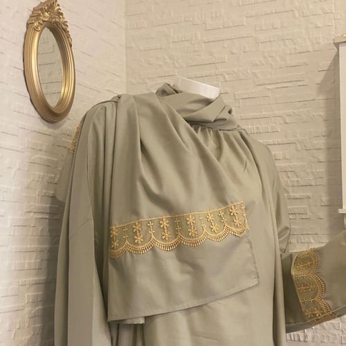 شرشف رداء الصلاة - لف مفتوح - أخضر