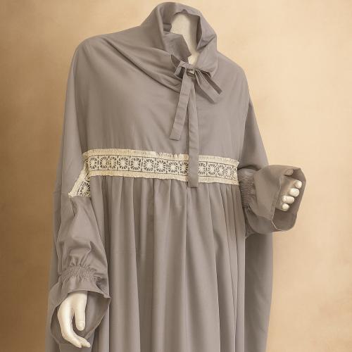 شرشف رداء الصلاة- بخنق - موف رمادي