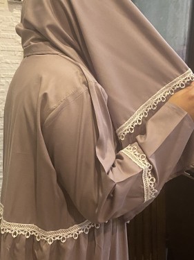 شرشف رداء الصلاة بناتي كرتة بسحاب - موف بنفسجي - 1...