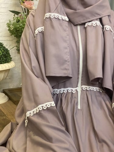 شرشف رداء الصلاة بناتي -كرتة بسحاب - موف بنفسجي- 1...