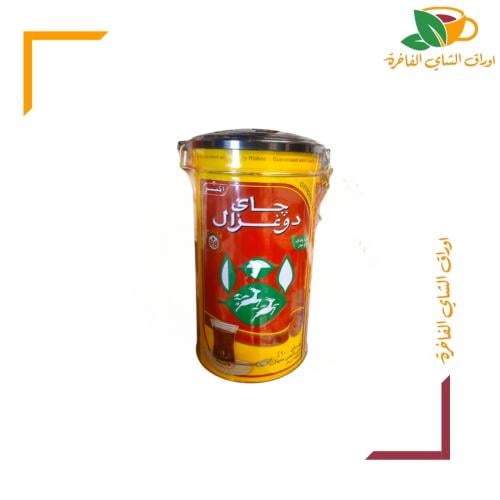 شاي دو غزال علبة حديد 400 جم
