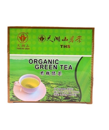 شاي اخضر عضوي أكياس 50 كيس