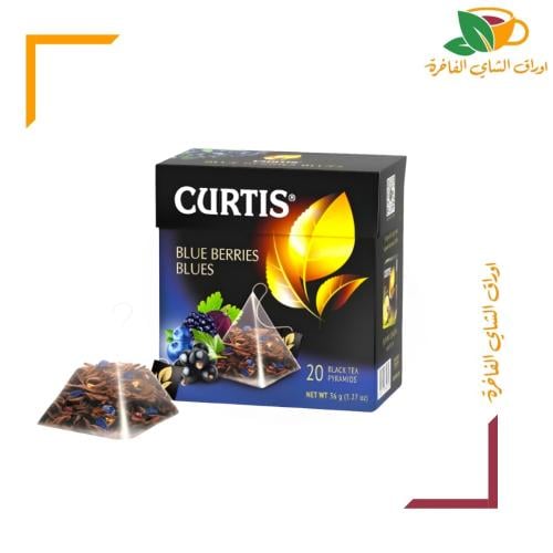 شاي كورتس بالتوت الازرق 20 كيس هرمي