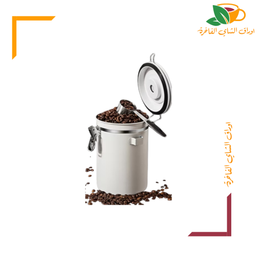 حافظة شاي مع مكيال