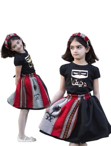 تنوره سدو+ تيشرت بالاسم