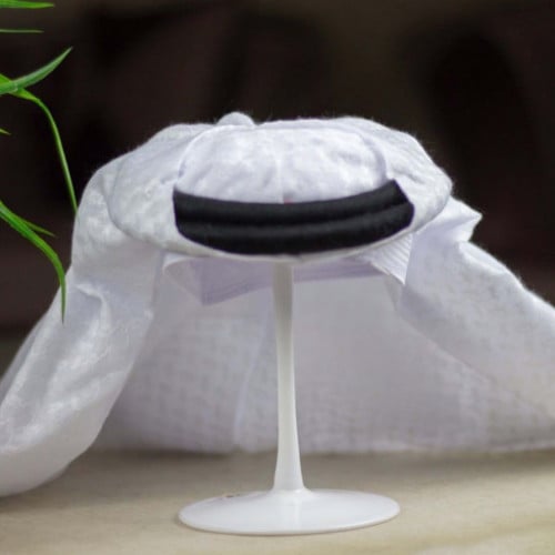 شماغ وعقال ثابت ( أبيض)