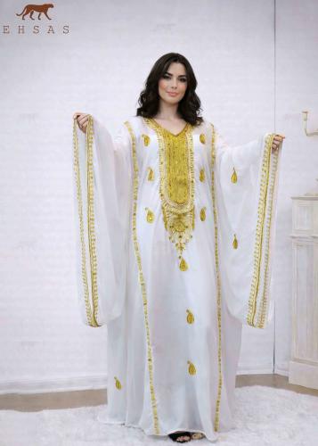 فستان نشل نسائي ابيض
