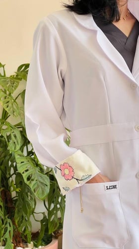 Shine labcoat