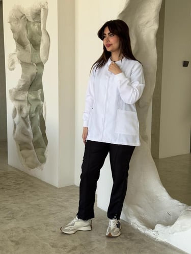 جاكيت طبي بتصميم رياضي #عدة الوان