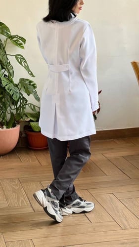 Mini flowers labcoat