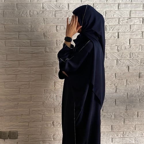عباية غرام باللون الكحلي