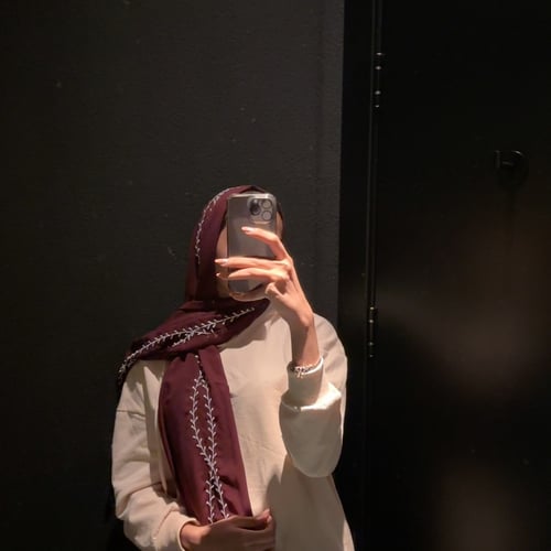 طرحة ماروني جديلة