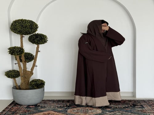 BROWN BEIGE ABAYA