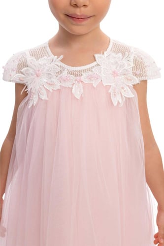 فستان تول بقصه امبريلا كت من ٣ الى ٧ سنوات