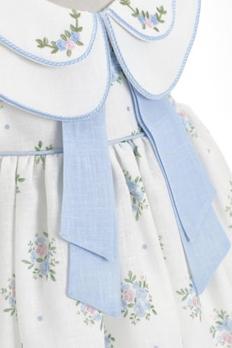 فستان مواليد مورد من ٦ اشهر الى سنتين + ربطه شعر ب...