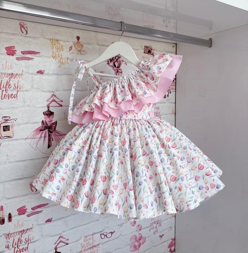 فستان التوليب