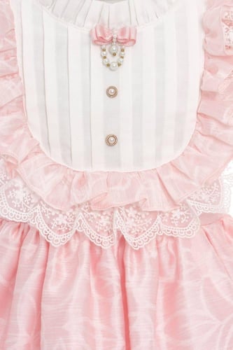 فستان فكتوري وردي من ٣ ل ٧ سنوات