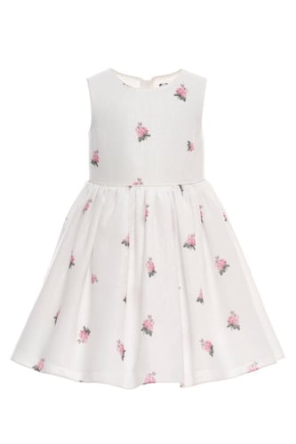 فستان مورد + جاكيت من ٣ ل ٧ سنوات