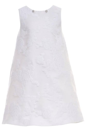 فستان ابيض مناسبات من ٨ سنوات الى ١٥ سنه