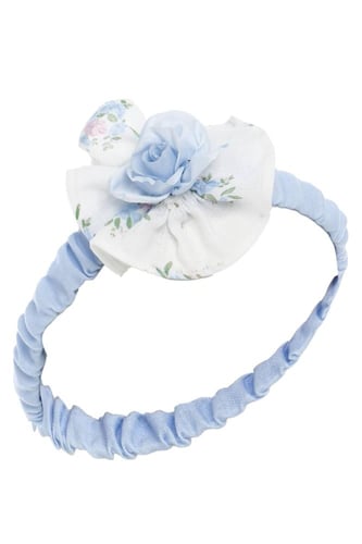 فستان مواليد مورد من ٦ اشهر الى سنتين + ربطه شعر ب...