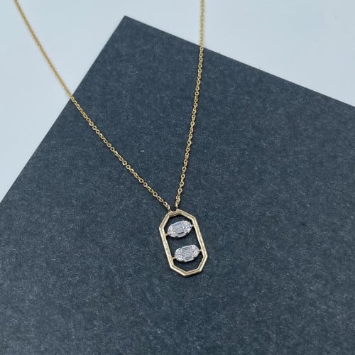 عقد ذهب أصفر عيار 18