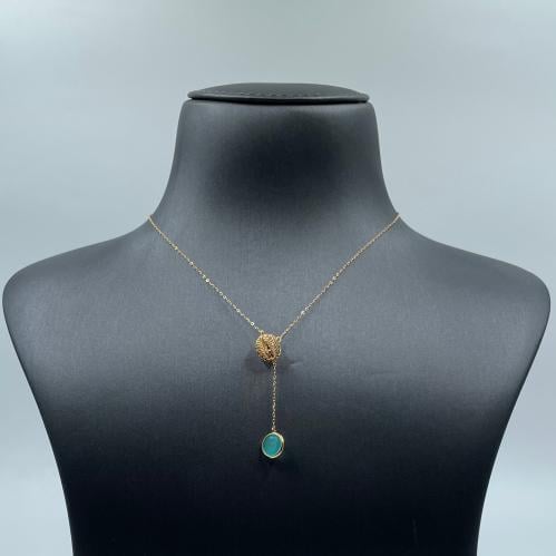 عقد ذهب أصفر عيار 21