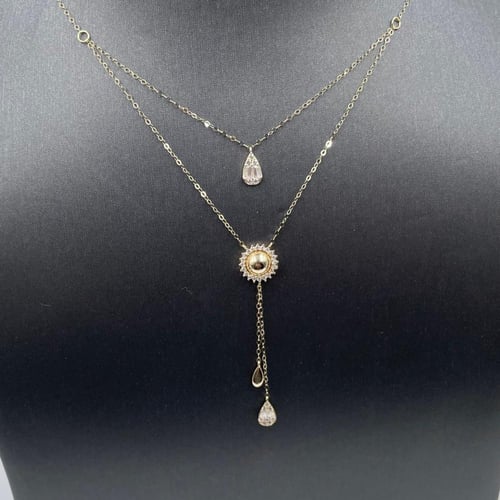 عقد ذهب أصفر عيار 18