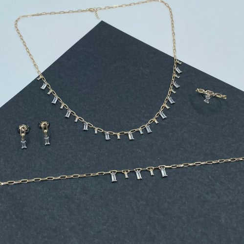 طقم ذهب مكس عيار 18