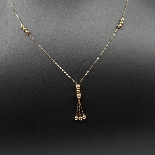 عقد ذهب أصفر عيار 18