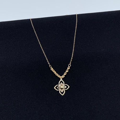 عقد ذهب أصفر عيار 18