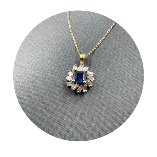 عقد ذهب أصفر عيار 18