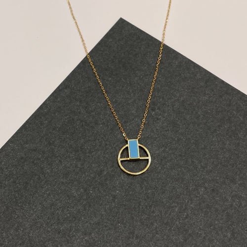 عقد ذهب أصفر عيار 18