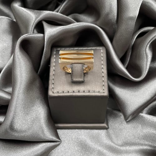 خاتم ذهب أصفر عيار 18