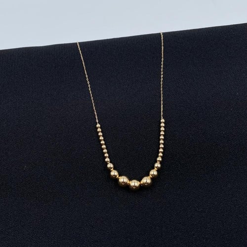 عقد ذهب أصفر عيار 18