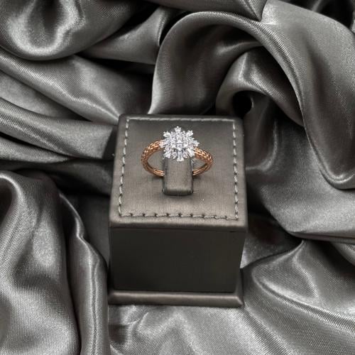 خاتم ذهب روز عيار 18