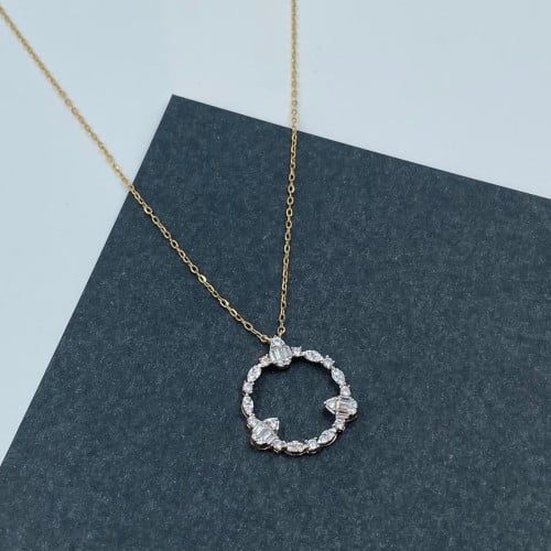 عقد ذهب أصفر عيار 18