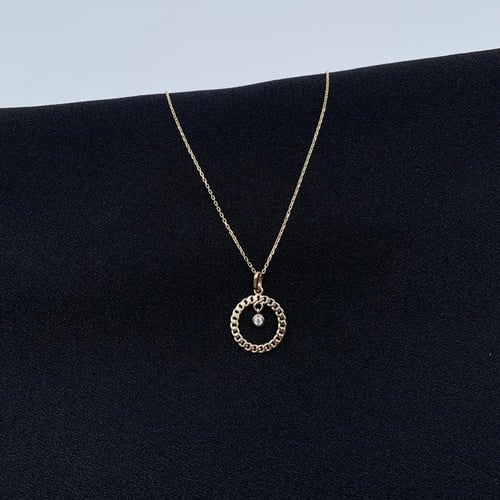 عقد ذهب أصفر عيار 18