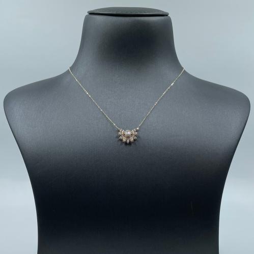 عقد ذهب أصفر عيار 18