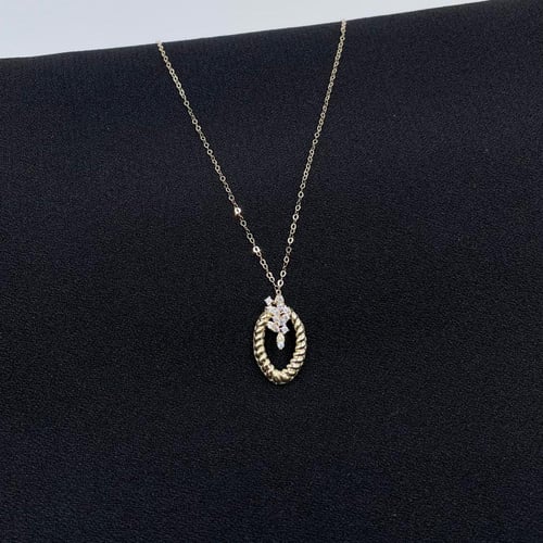 عقد ذهب أصفر عيار 18