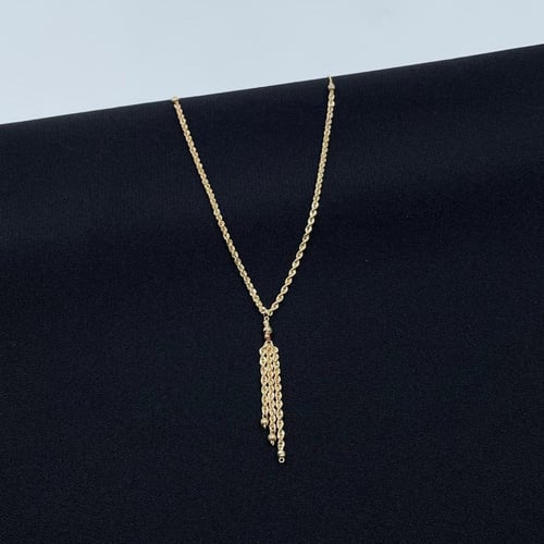 عقد ذهب أصفر عيار 18