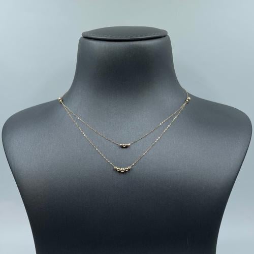 عقد ذهب أصفر عيار 18